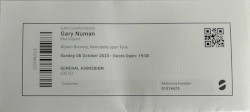 Gary Numan Newcastle Ticket 08102023